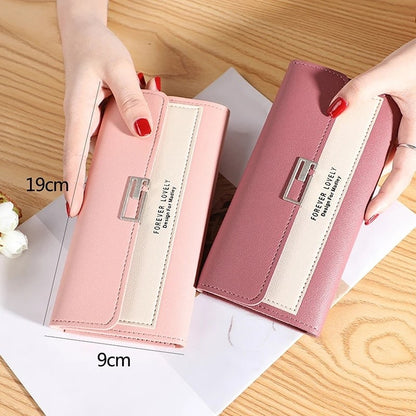 Double Zipper Clutch with Wrist Strap