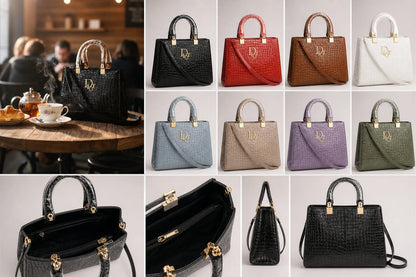 Acrylic box - Chic Croc-Embossed Tote 👜✨
