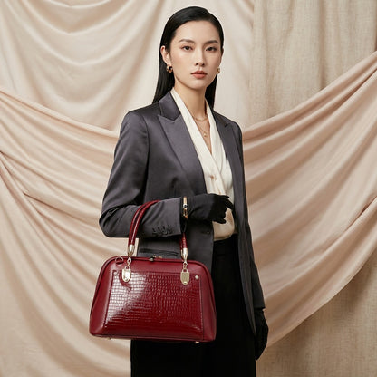 Premium leather handbag