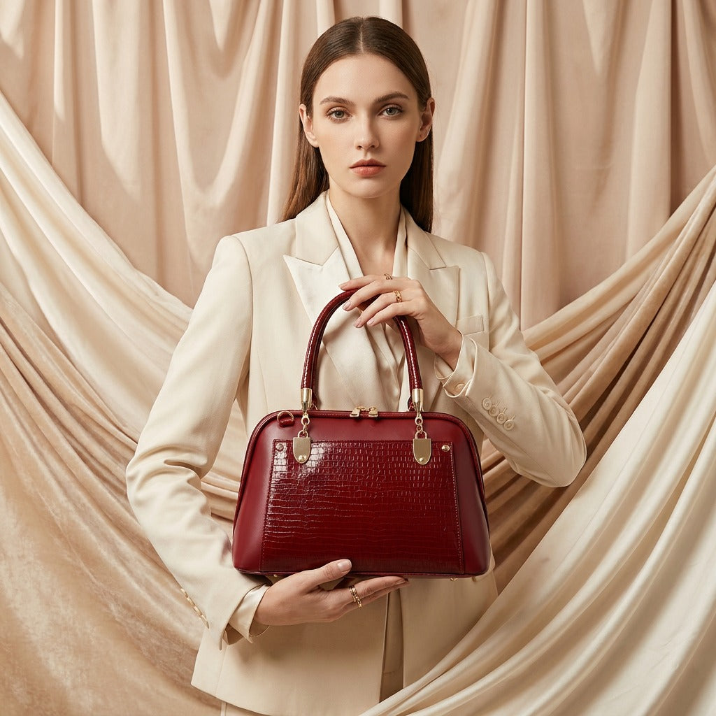 Shop the Wish Box Premium Handbag. Crafted from genuine leather with gold hardware, this elegant, structured shoulder bag is the perfect luxury gift. Free shipping!